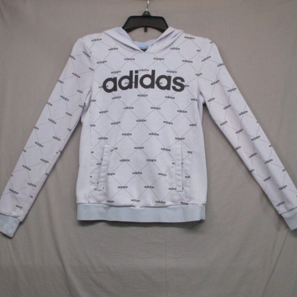 Adidas All Over Print Hoodie Purple Women Size | XXS‎